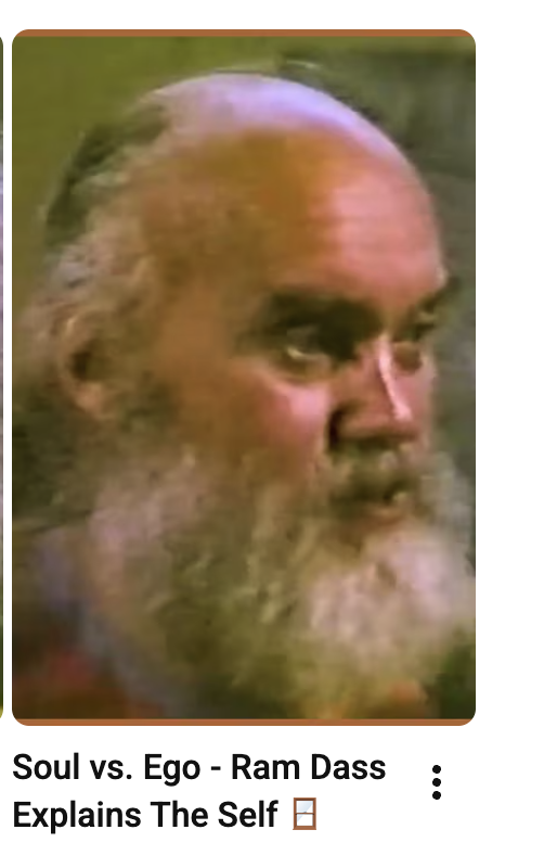 Soul vs. Ego: Ram Dass explains the self, an archival talk